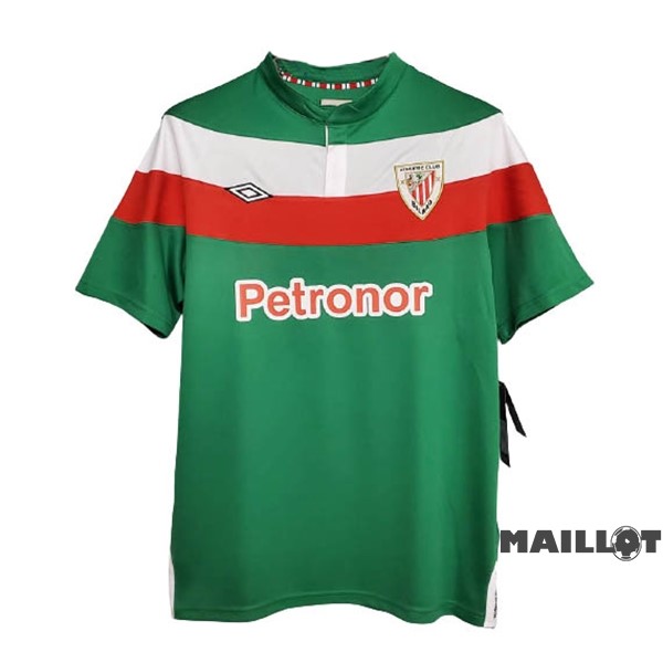 Foot Maillot Pas Cher Exterieur Maillot Athletic Bilbao Retro 2003 2005 Vert