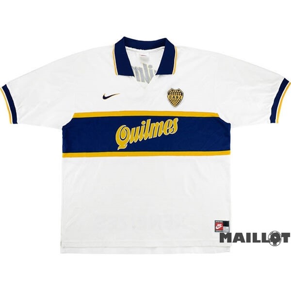 Foot Maillot Pas Cher Exterieur Maillot Boca Juniors Retro 1997 1998 Blanc