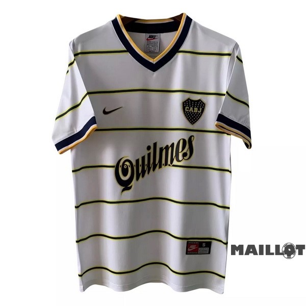 Foot Maillot Pas Cher Exterieur Maillot Boca Juniors Retro 1999 Blanc