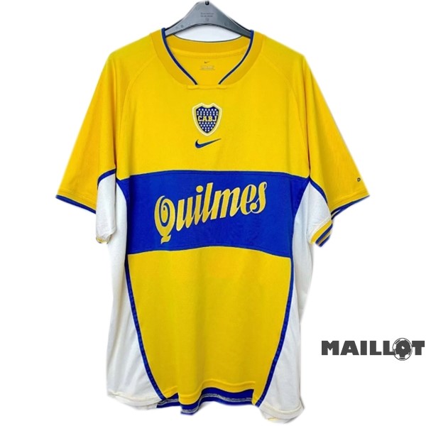 Foot Maillot Pas Cher Exterieur Maillot Boca Juniors Retro 2001 2002 Jaune