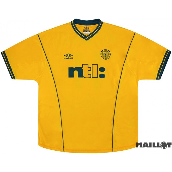Foot Maillot Pas Cher Exterieur Maillot Celtic Retro 2001 2003 Jaune