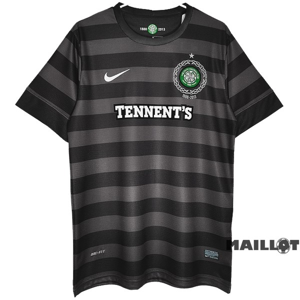 Foot Maillot Pas Cher Exterieur Maillot Celtic Retro 2012 2013 Noir