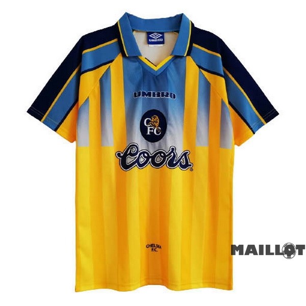 Foot Maillot Pas Cher Exterieur Maillot Chelsea Retro 1995 1996 Jaune