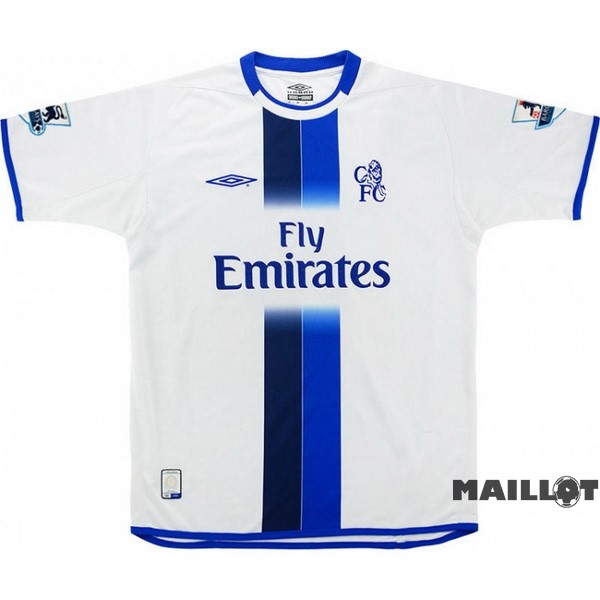 Foot Maillot Pas Cher Exterieur Maillot Chelsea Retro 2003 2005 Blanc