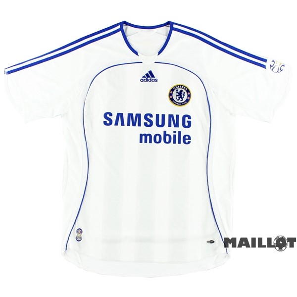 Foot Maillot Pas Cher Exterieur Maillot Chelsea Retro 2006 2007 Blanc