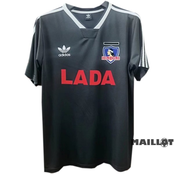 Foot Maillot Pas Cher Exterieur Maillot Colo Colo Retro 1991 Noir