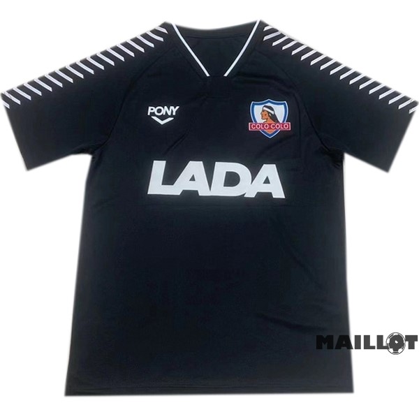 Foot Maillot Pas Cher Exterieur Maillot Colo Colo Retro 1992 Noir