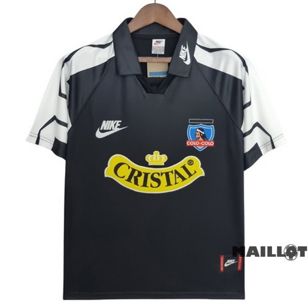 Foot Maillot Pas Cher Exterieur Maillot Colo Colo Retro 1995 Noir