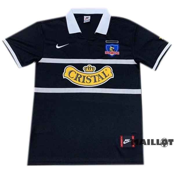 Foot Maillot Pas Cher Exterieur Maillot Colo Colo Retro 1996 Noir