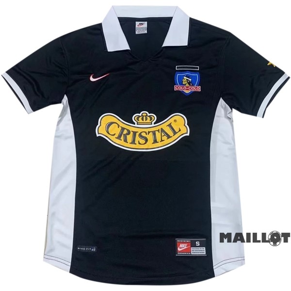 Foot Maillot Pas Cher Exterieur Maillot Colo Colo Retro 1997 1998 Noir