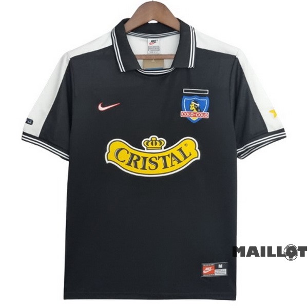 Foot Maillot Pas Cher Exterieur Maillot Colo Colo Retro 1999 Noir
