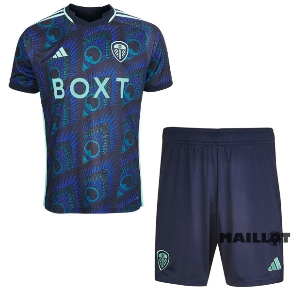 Foot Maillot Pas Cher Exterieur Maillot Conjunto De Enfant Leeds United 2023 2024 Bleu