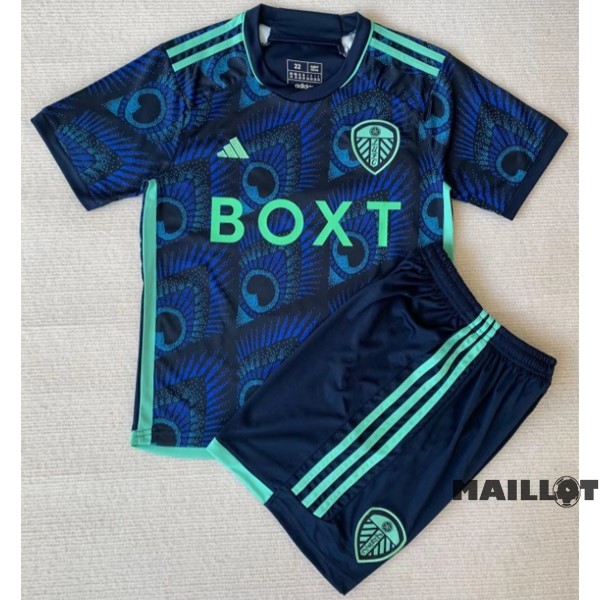 Foot Maillot Pas Cher Exterieur Maillot Conjunto De Homme Leeds United 2023 2024 Bleu