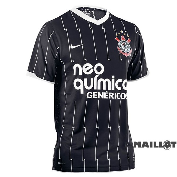 Foot Maillot Pas Cher Exterieur Maillot Corinthians Paulista Retro 2011 2012 Noir