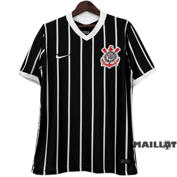Foot Maillot Pas Cher Exterieur Maillot Corinthians Paulista Retro 2020 2021 Noir