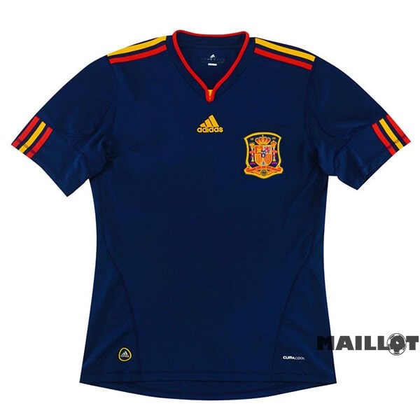 Foot Maillot Pas Cher Exterieur Maillot Espagne Retro 2010 Bleu
