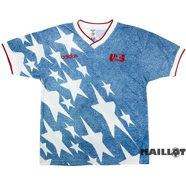 Foot Maillot Pas Cher Exterieur Maillot Estados Unidos Retro 1994 Bleu
