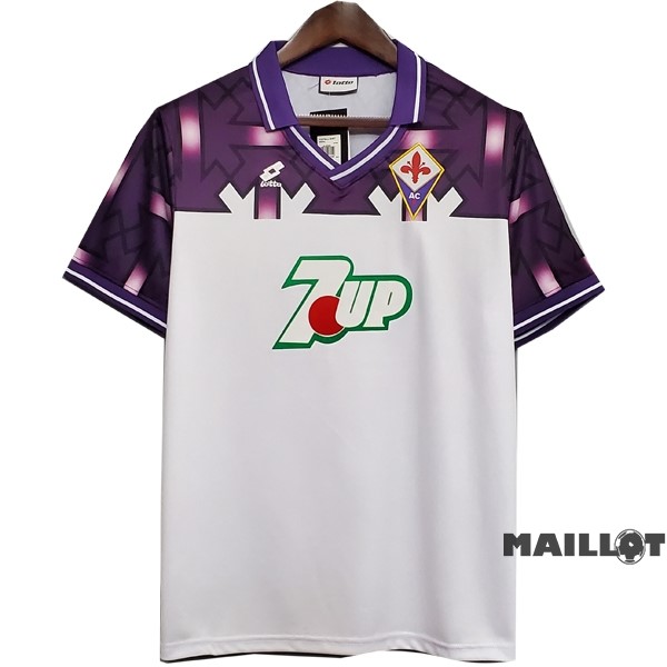 Foot Maillot Pas Cher Exterieur Maillot Fiorentina Retro 1992 1993 Blanc
