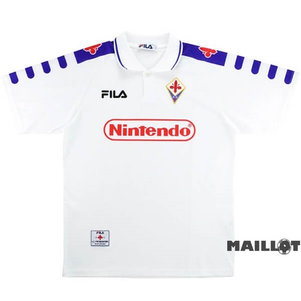 Foot Maillot Pas Cher Exterieur Maillot Fiorentina Retro 1998 1999 Blanc