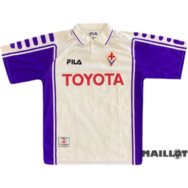Foot Maillot Pas Cher Exterieur Maillot Fiorentina Retro 1999 2000 Blanc