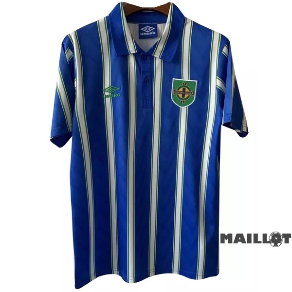 Foot Maillot Pas Cher Exterieur Maillot Irlande Del Norte Retro 1992 Bleu