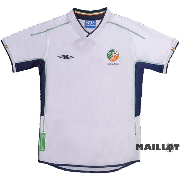 Foot Maillot Pas Cher Exterieur Maillot Irlande Retro 2002 Blanc