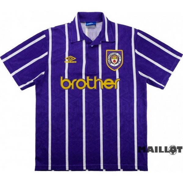 Foot Maillot Pas Cher Exterieur Maillot Manchester City Retro 1993 1994 Purpura