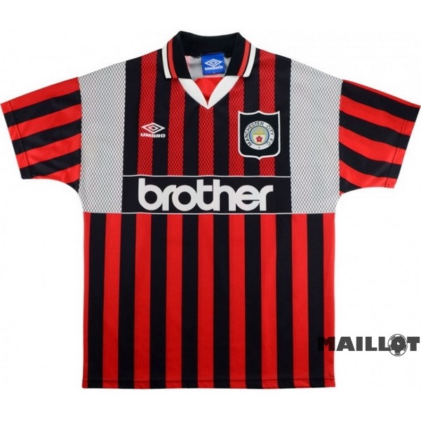 Foot Maillot Pas Cher Exterieur Maillot Manchester City Retro 1994 1996 Rouge