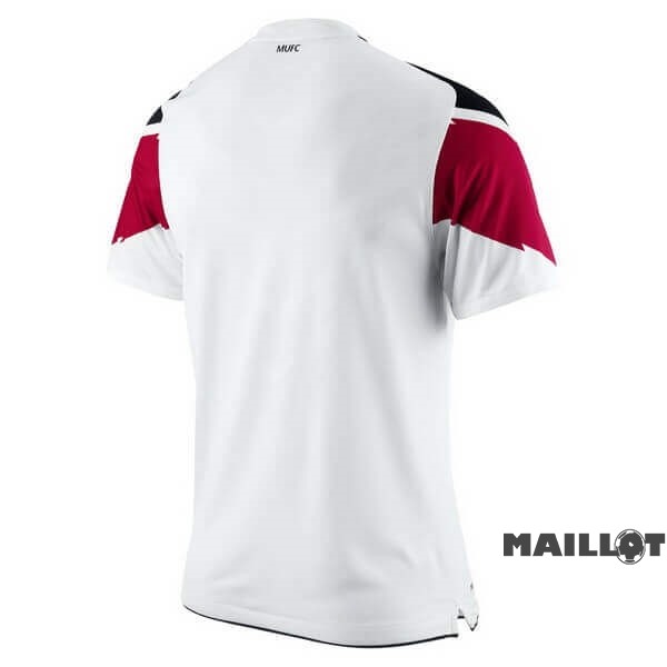 Foot Maillot Pas Cher Exterieur Maillot Manchester United Retro 2010 2011 Blanc