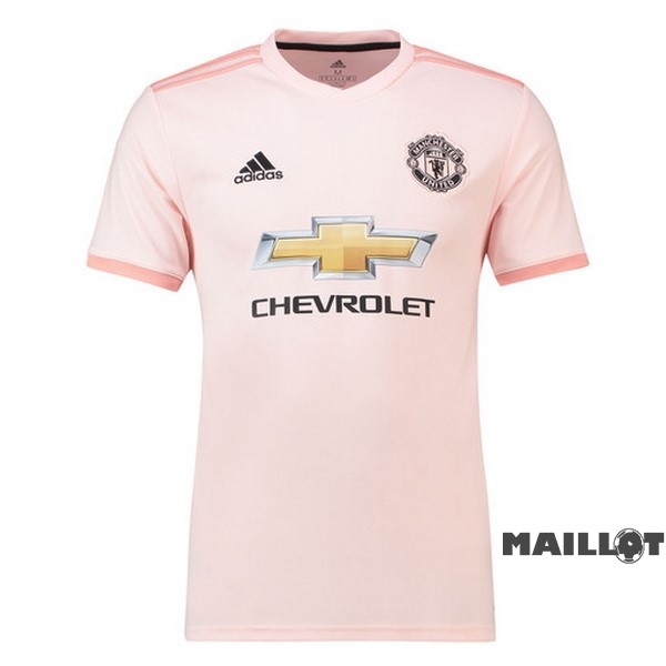 Foot Maillot Pas Cher Exterieur Maillot Manchester United Retro 2018 2019 Rose