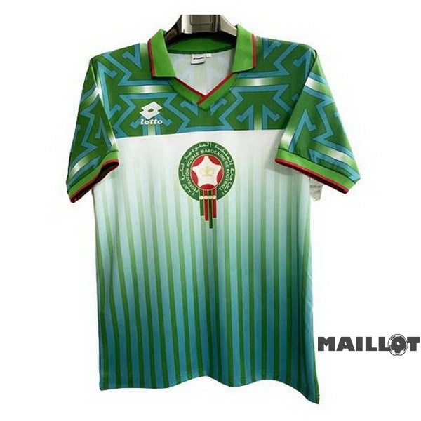 Foot Maillot Pas Cher Exterieur Maillot Maroc Retro 1994 Vert