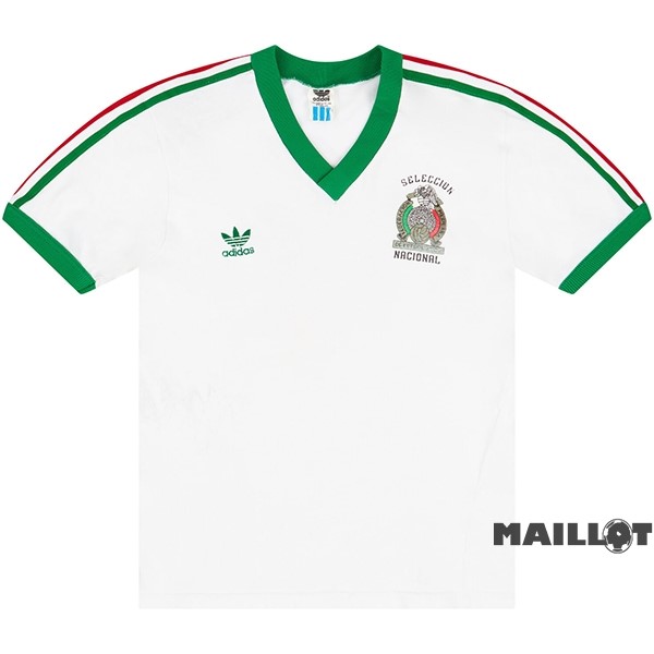 Foot Maillot Pas Cher Exterieur Maillot Mexico Retro 1983 Blanc