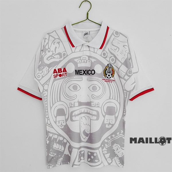 Foot Maillot Pas Cher Exterieur Maillot Mexico Retro 1998 Blanc