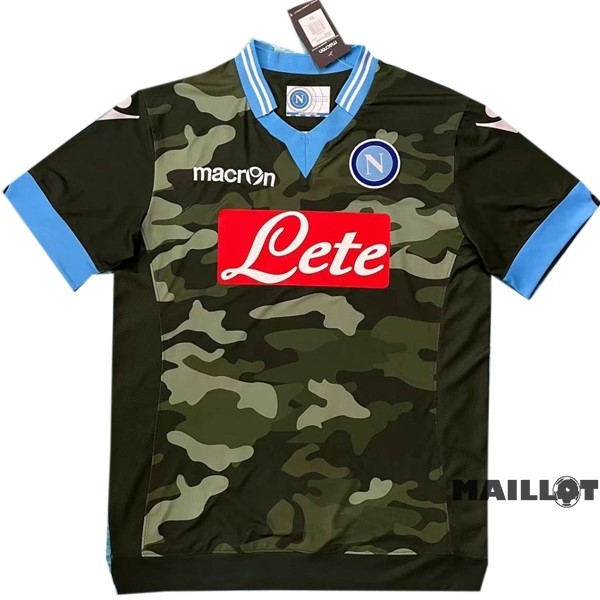 Foot Maillot Pas Cher Exterieur Maillot Napoli Retro 2013 2014 Vert