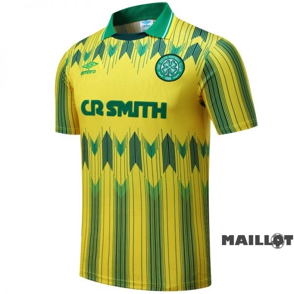 Foot Maillot Pas Cher Exterieur Maillot Newcastle United Retro 1989 1991 Jaune