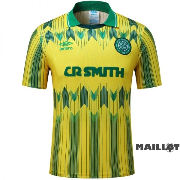 Foot Maillot Pas Cher Exterieur Maillot Newcastle United Retro 1989 1991 Jaune
