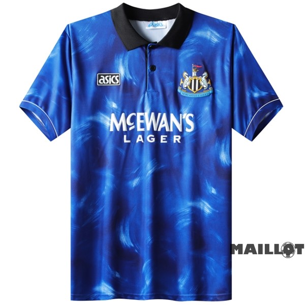 Foot Maillot Pas Cher Exterieur Maillot Newcastle United Retro 1993 1995 Bleu