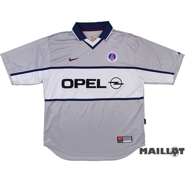 Foot Maillot Pas Cher Exterieur Maillot Paris Saint Germain Retro 2000 Gris