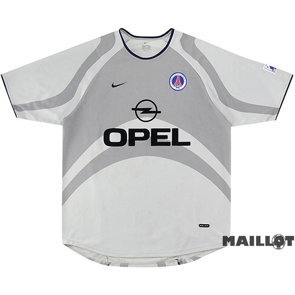 Foot Maillot Pas Cher Exterieur Maillot Paris Saint Germain Retro 2001 Gris