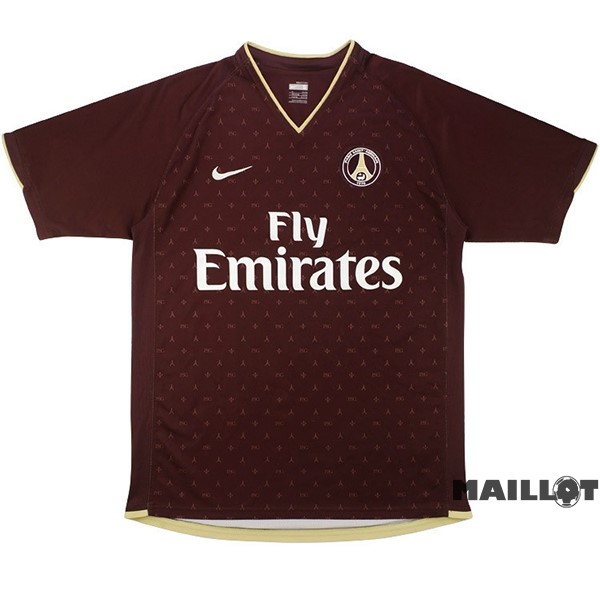 Foot Maillot Pas Cher Exterieur Maillot Paris Saint Germain Retro 2006 2007 Marron