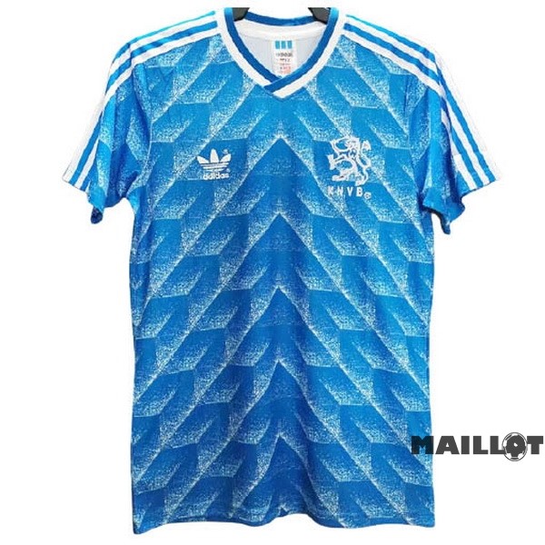 Foot Maillot Pas Cher Exterieur Maillot Pays Bas Retro 1988 Bleu