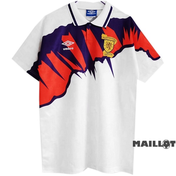 Foot Maillot Pas Cher Exterieur Maillot Pays de Galles Retro 1991 1993 Blanc