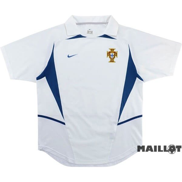 Foot Maillot Pas Cher Exterieur Maillot Portugal Retro 2002 Blanc