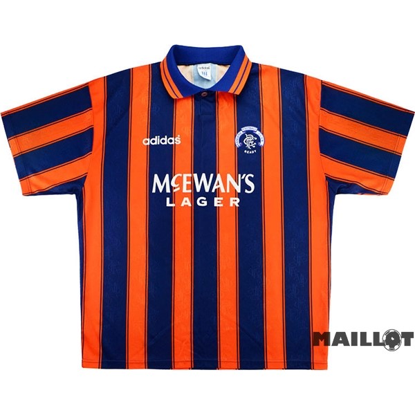 Foot Maillot Pas Cher Exterieur Maillot Rangers Retro 1993 1994 Orange