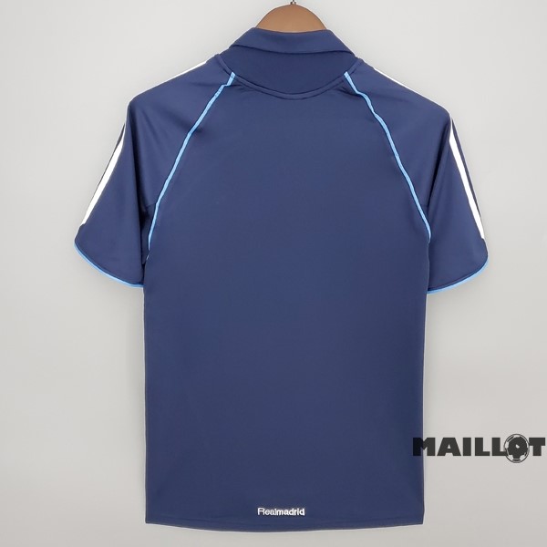 Foot Maillot Pas Cher Exterieur Maillot Real Madrid Retro 2005 2006 Bleu