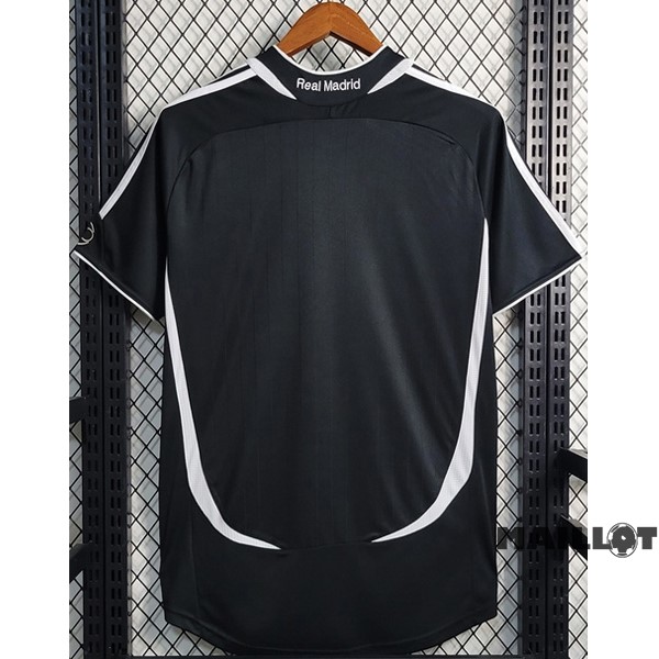 Foot Maillot Pas Cher Exterieur Maillot Real Madrid Retro 2006 2007 Noir