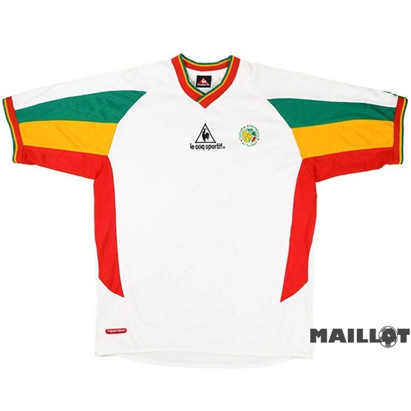 Foot Maillot Pas Cher Exterieur Maillot Sénégal Retro 2002 Blanc