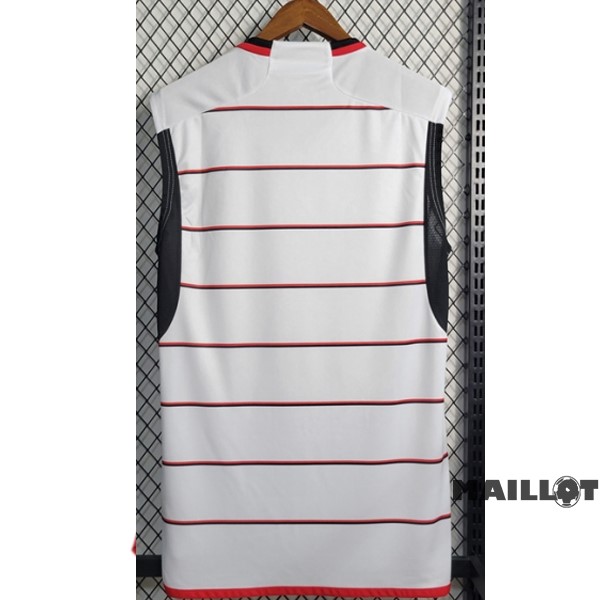 Foot Maillot Pas Cher Exterieur Maillot Sans Manches Flamengo 2023 2024 Blanc