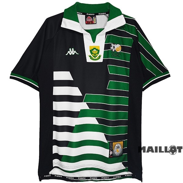 Foot Maillot Pas Cher Exterieur Maillot Sudafrica Retro 1998 1999 Vert