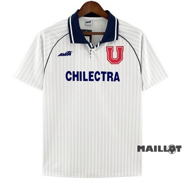 Foot Maillot Pas Cher Exterieur Maillot Universidad De Chili Retro 1994 1995 Blanc